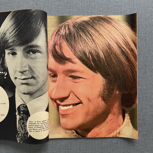 Tiger Beat's Fave January 1968 Magazine Monkees Davy Jones Cover + Mark DD&B - Picture 3 of 16