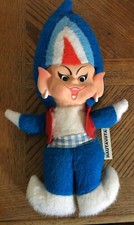 VINTAGE UNION GAS GENIE Promo Doll RUBBER FACE 1958 PLUSH DISNEY Mint NaturalGas