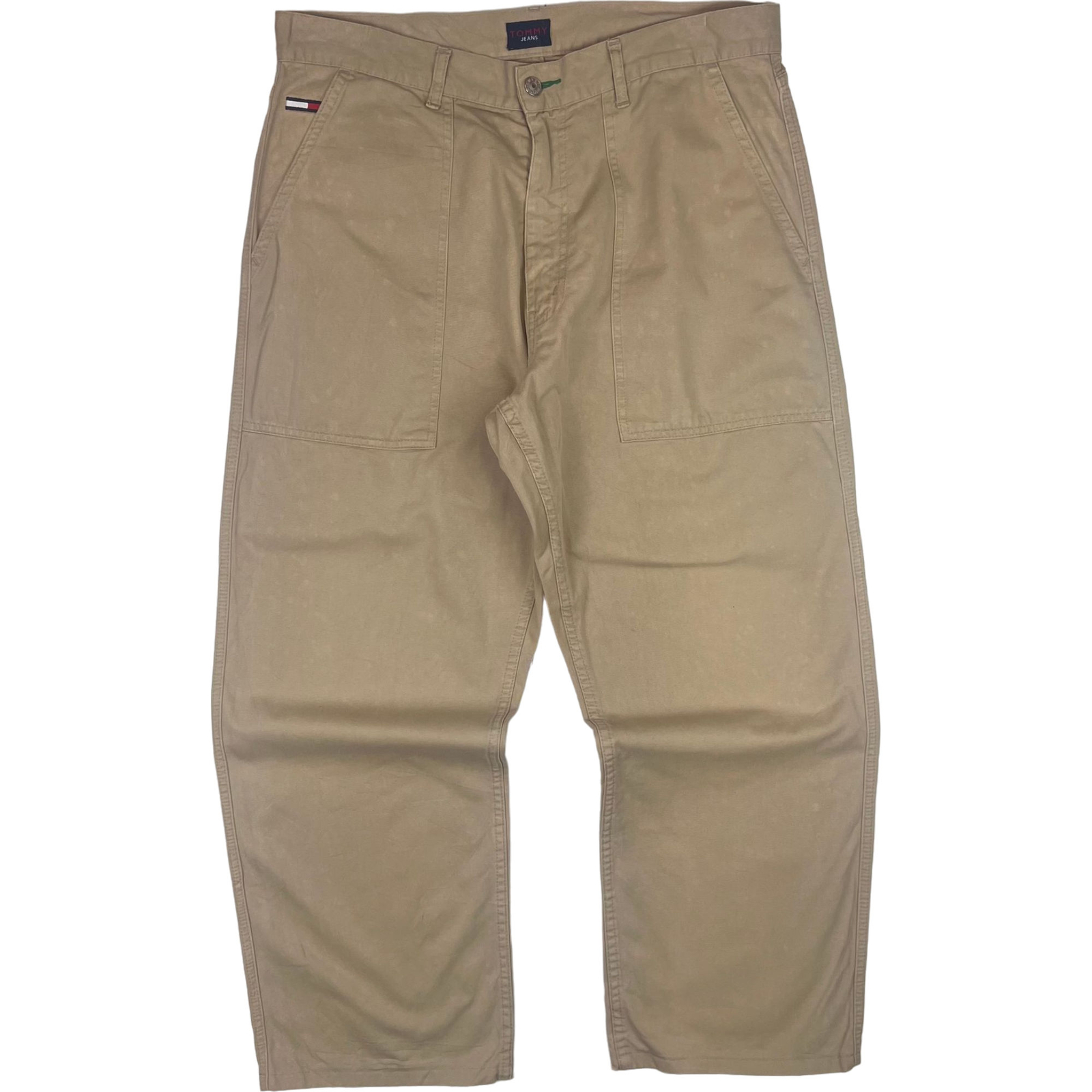 Vintage Tommy Hilfiger Beige Chino Trousers W36 image 2