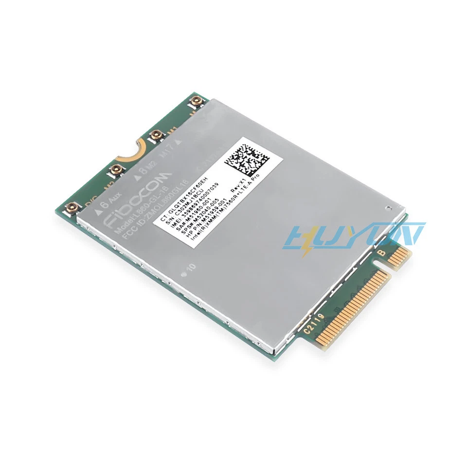 M52040-005 L860-GL-16 LTE CAT16 Module 4G modem NGFF M.2 For HP 840 G9 Laptop - Image 3 of 4