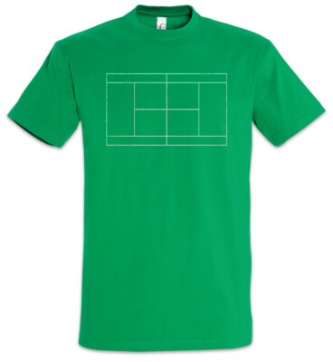 Tennis Court I T-Shirt Player Passion Love Addiction Tennis Racket Field Ball