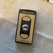 J.C. Newman Cigar Co. Craftsman's Bench Double Blade 64 Ring Gauge Cigar Cutter