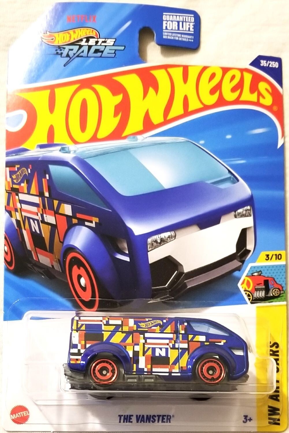 Hot Wheels - 2025 HW Art Cars 3/10 The Vanster 35/250 (BBHYY87)