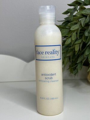 Face Reality Skincare Antioxidant Scrub Exfoliating Cleanser 6.0 fl oz (180ml)