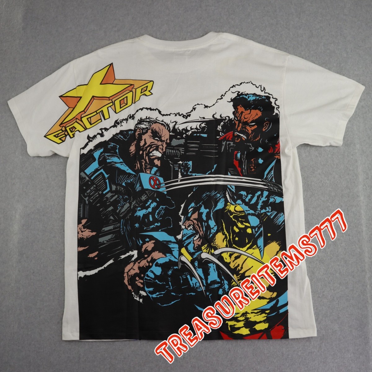 Vintage Vitamin Manila Marvel TShirt Mega Bishop Wolverine Vintage Vitamin Manila Marvel TShirt Mega Bishop Wolverine
