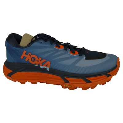 Hoka One One Mafate Speed 3 Men's Running Shoes Provincial Blue / Carrot