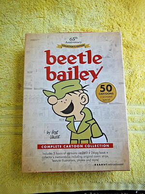 RARE NEW SET 65th ANN. ED. BEETLE BAILEY COMPLETE CARTOON COLL. DVD SET + EXTRAS