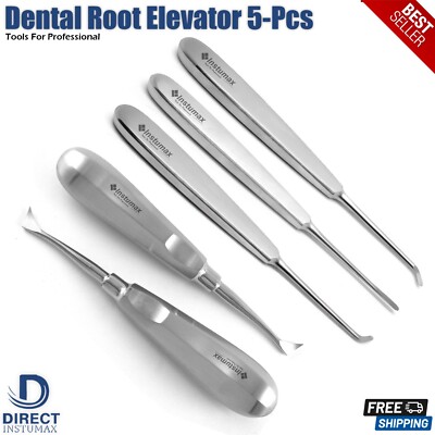 Dental Warwick James Elevator Cryer Root Tooth Extracting Extraction Surgery Kit