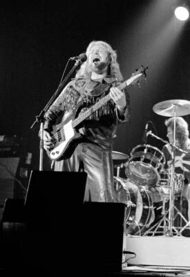Fred Turner Of Bachman-turner Overdrive Playing Rickenbacker Old Music Photo