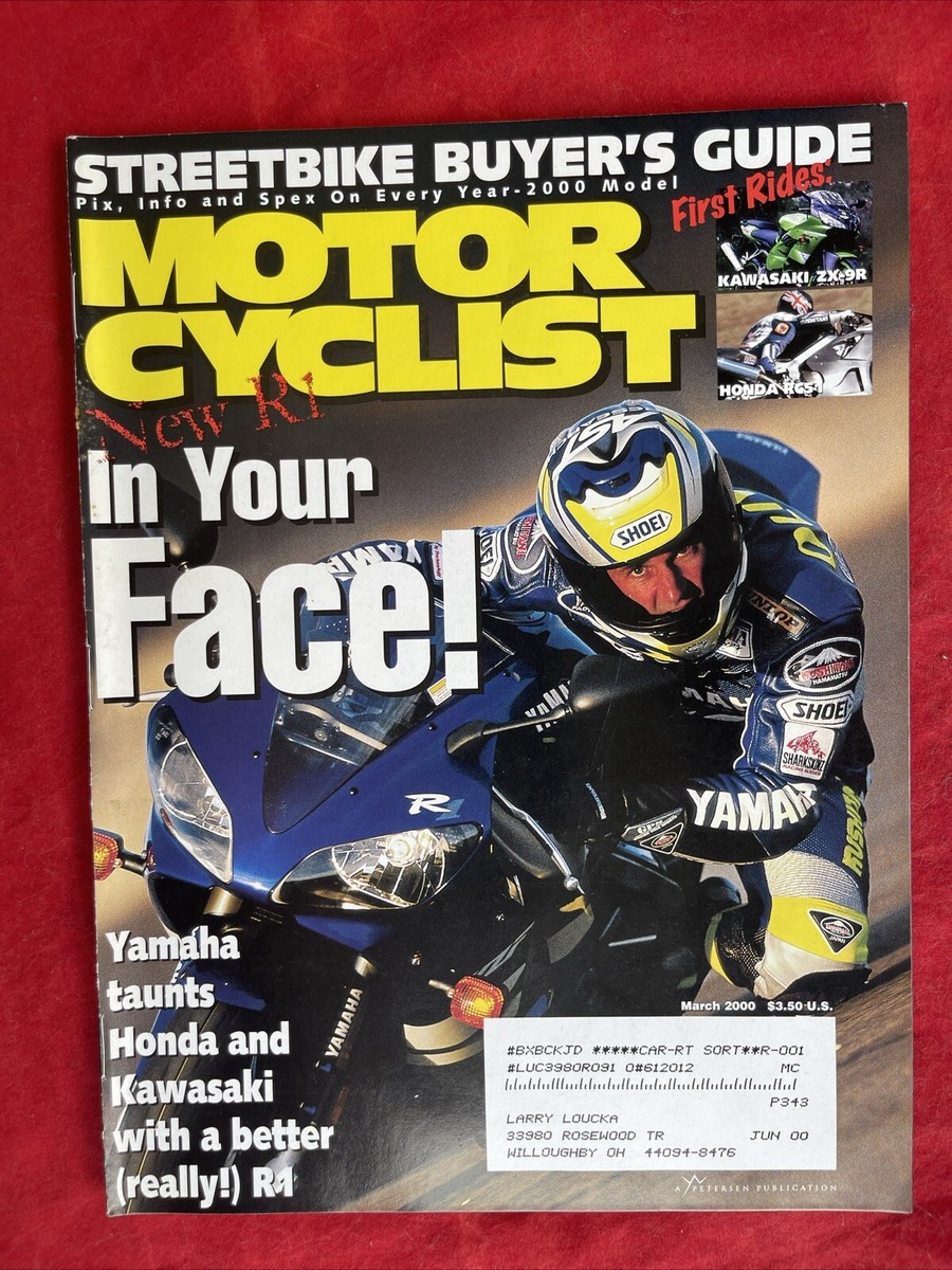 ミュージック . March 2000 Motor Cyclist Magazine Yamaha Kawasaki Honda Suzuki | eBay