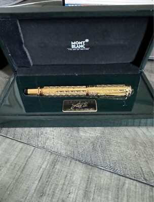 NEW Rare Montblanc Ltd. Edition Gold Louis XIV Fountain Pen (4810) #798/4810