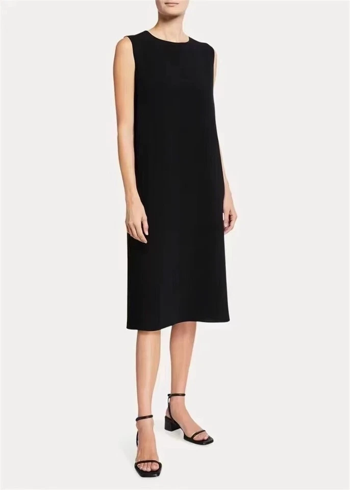 THE ROW Womens Spring New Split Sleeveless Medium and Long Dress - Image 3 of 4