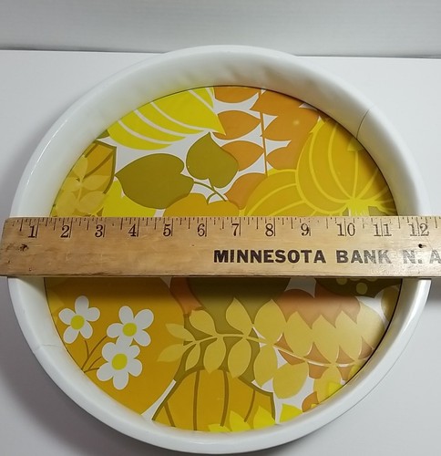 Beverage Tray Round Bar Drink 12" Ernest Sohn  MCM
