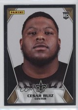 2020 Panini NFL Sticker & Card Collection Silver Cesar Ruiz #95 Rookie RC 0t2. rookie card picture