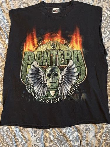 Pantera Tour Shirt Vintage Dimebag Original Not Reprint 1990s vintage concert t-shirt, vintage, size XL, single stitch, B+ condition