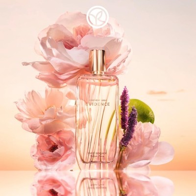 Yves Rocher Comme une Evidence Eau de Parfum Damen 100 ml, Rose Bergamotte Duft.