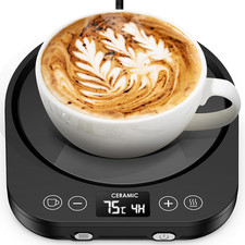 Coffee Mug Warmer Electric Smart Cup Heater with 9 Temp Settings & Auto Timer