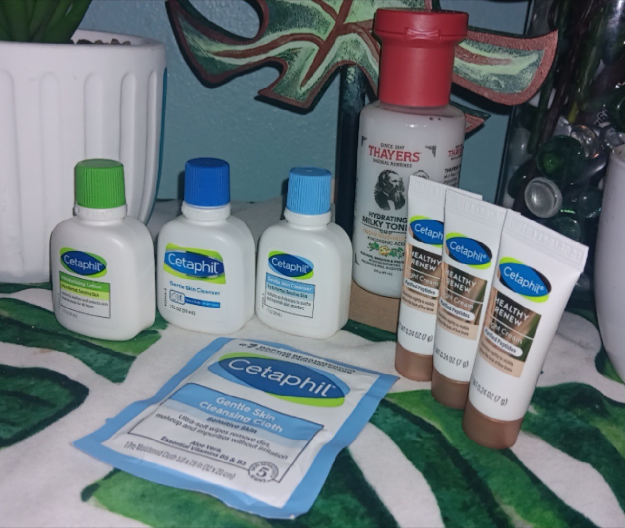 8 Pc Cetaphil & Thayers Skincare Lot