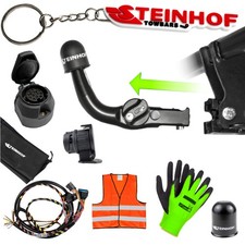 Anhängerkupplung abnehmbar+ES 13p spez für Renault Kangoo 2 II W FL 13-21
