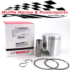 Wiseco Piston Kit 711M06600 Kawasaki KDX 200 1986-2006 66mm Standard Bore