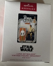 2025 Hallmark Keepsake Star Wars Luke Skywalker Vintage Action Figure Ornament