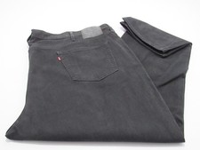 Mens Levi 541 Regular fit straight leg Black Jeans W52 / L32  REF (09812)