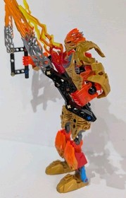 LEGO Bionicle 71308 Tahu Uniter of Fire & 71303 Ikir Creature of Fire Incomplete