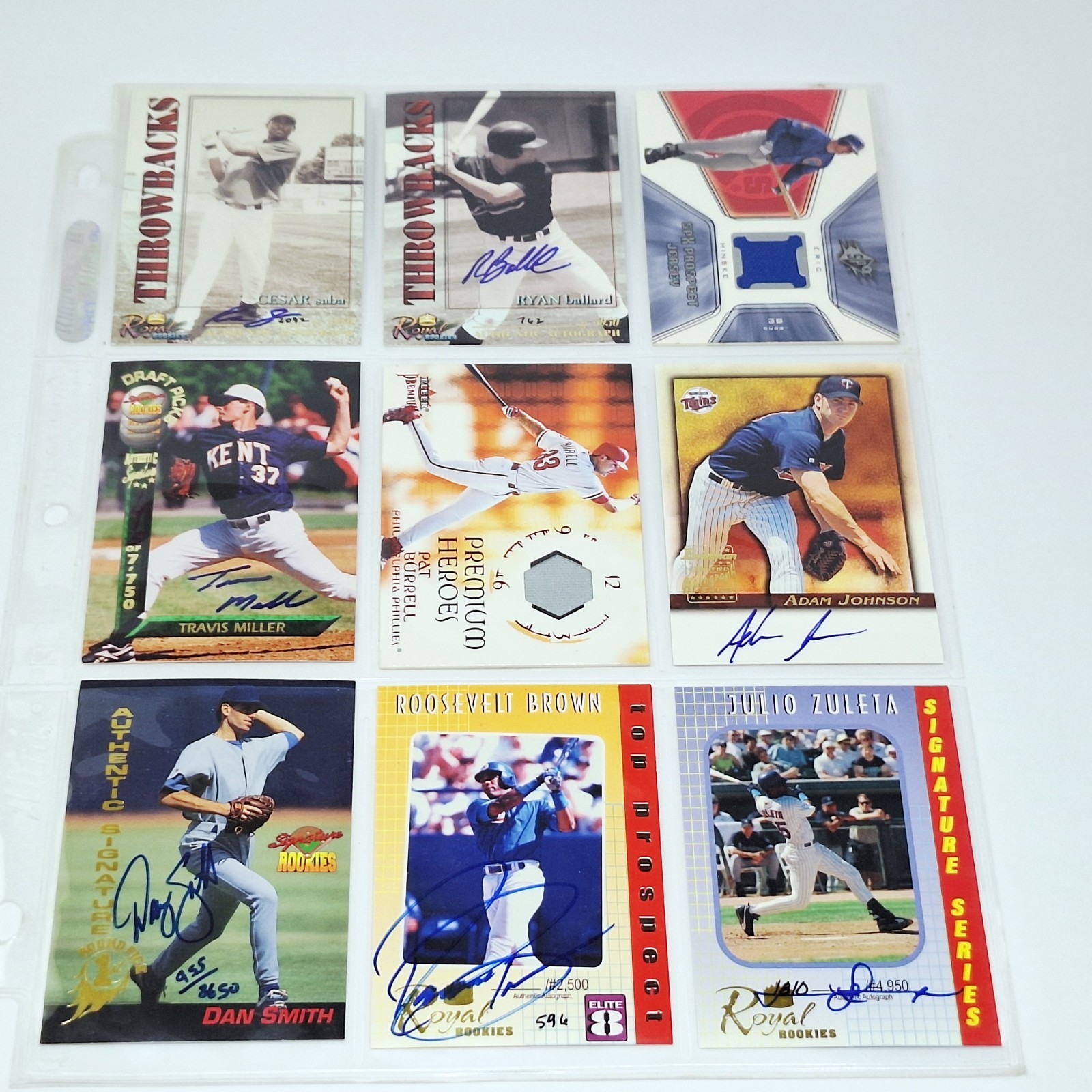 9x Baseball Auto & Game Used Relics RCs FREE SHIPPING view 8