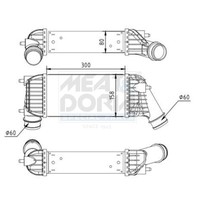 Meat & Doria LadeluftküHler LLK FüR Peugeot Expert Kasten 2.0 Hdi 130 807 VF3A
