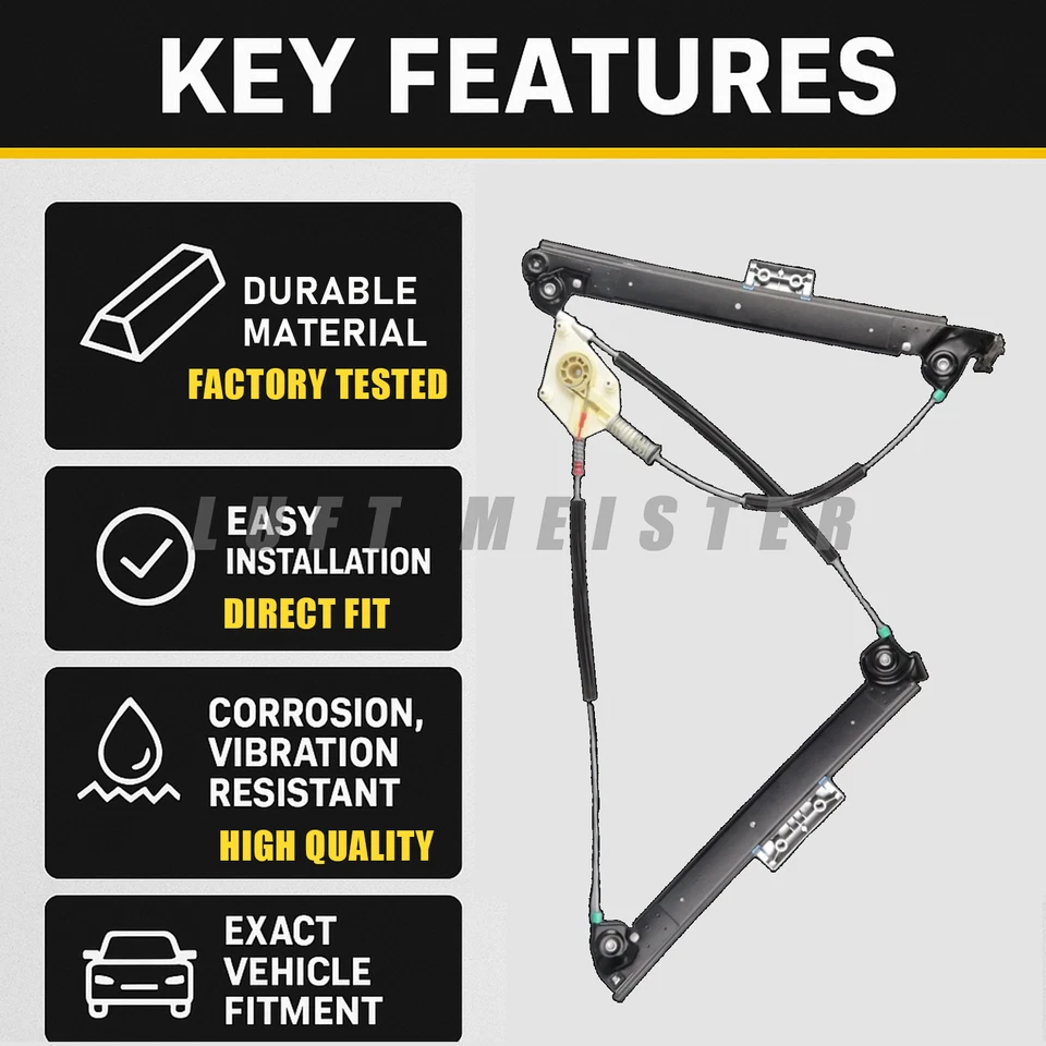 Regulador ventana delantera izquierda para Bentley Continental GT 04-18 cupé 3W0837401J Foto 2 de 4
