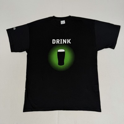 St Patrick s Day Guinness T-Shirt XL Kurzarm Drink Beer Paddys Day Vintage