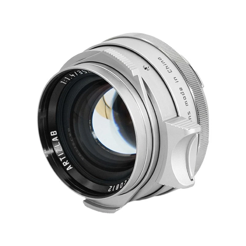 Artizlab 35mm F1.4 Full Fame Lens for Leica M4 M6 M7 M9 M240 MP M10 M11 Silver - Image 3 of 4