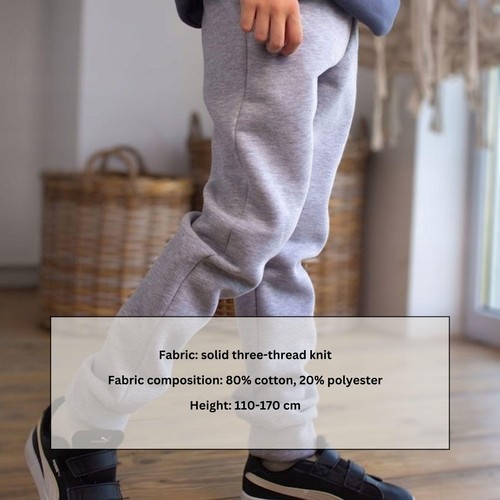 Sport Pants (Boys) – Soft Cotton Blend & Side Pockets, Winter, Nosi svoe 623... - Picture 3 of 5