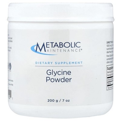 Metabolic Maintenance, Glycinpulver, 200 g