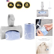 Bag Dispenser Travel Diaper Accessory Baby Gift Gray Lavender Scented Must Have