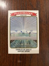 2023 Topps Heritage News Flashbacks Charles de Gaulle Airport Opens #NF-5