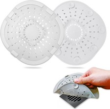 Hair Drain Catcher,Square Drain Cover for Shower Strong Adhesion Silicone Hair