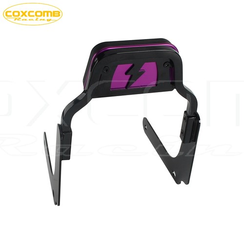 Motorcycle Rear Backrest Sports Sissybar For Harley Softail FLDE FLSL FXBB FXBBS - Picture 12 of 27