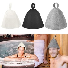 Sauna Hat Made of Felt Cloth for Men Women Vaporarium Cap For Bath Essential