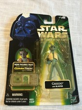 1999 Star Wars POTF Greedo with Blaster CommTech Chip