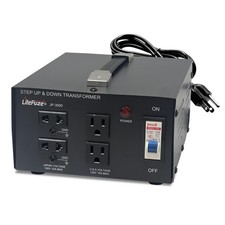 LiteFuze 3000 Watt Japan Voltage Converter Transformer Step Up/Down - 100v...