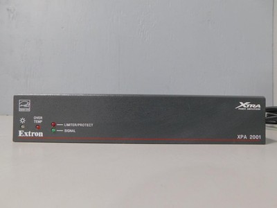 Extron XPA 2001-70V 200W Mono Xtra Power Amplifier W/ Power Cable