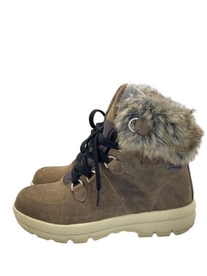 Aigle Lace-Up Boots/23.5Cm/Gry/Gore-Tex/Bu9456/Gray 3793