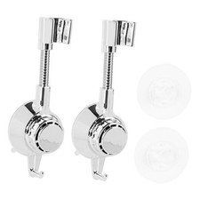 2Pack Shower Head Holder Wall Mount, 360 Degree Adjustable Shower Hose Holder,