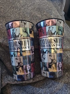Taylor Swift THE ERAS TOUR Película 32 OZ Tazas de Plástico Sin Tapas Lote de 2
