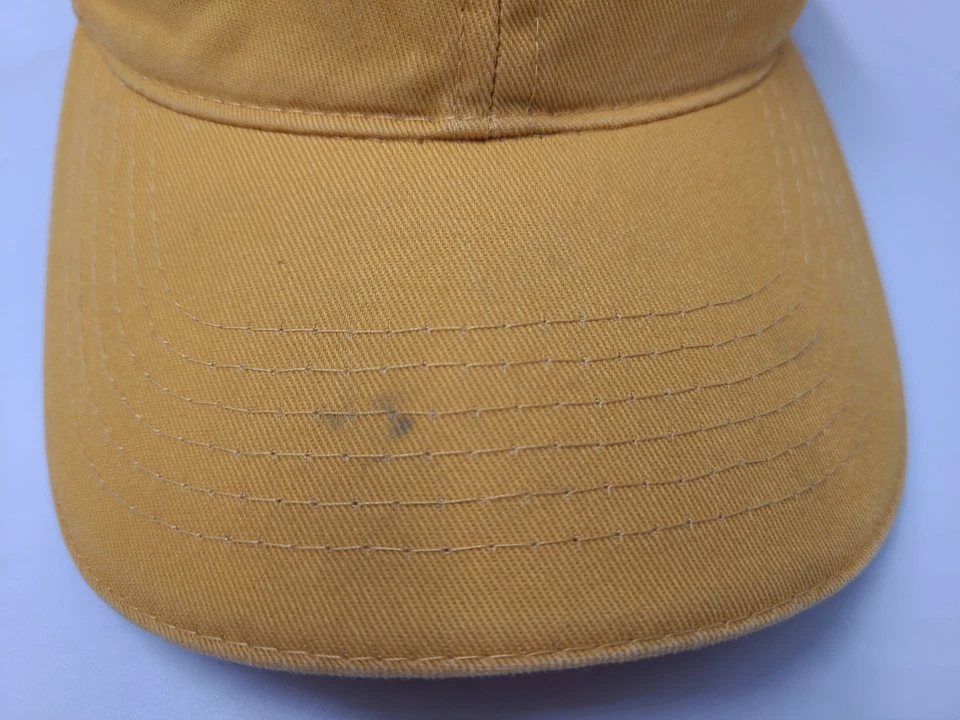 Gorra de golf Cobra ajustable con tirantes de algodón informal logotipo papá hombres mujeres amarilla Foto 3 de 4