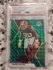 2020 Panini Mosaic Green Mosaic Landon Collins #199 Gem Mint 10 PSA