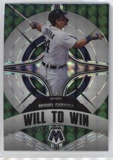 2022 Panini Mosaic Will to Win Green Mosaic Prizm Miguel Cabrera #WW-8 1m8f