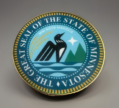 #ad Great State of MINNESOTA STATE SEAL Challenge Coin ·IN STOCK· ·FAST SHIPPING· $14.99