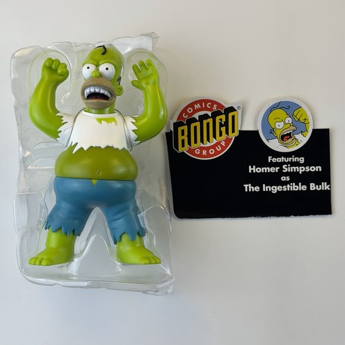 Vtg Playmates Toys Simpsons Homer the Ingestible Bulk Open Box Bongo Comics
